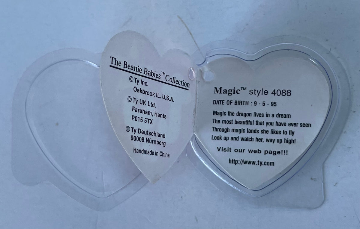 TY Beanie Baby Hang Tag is for Magic