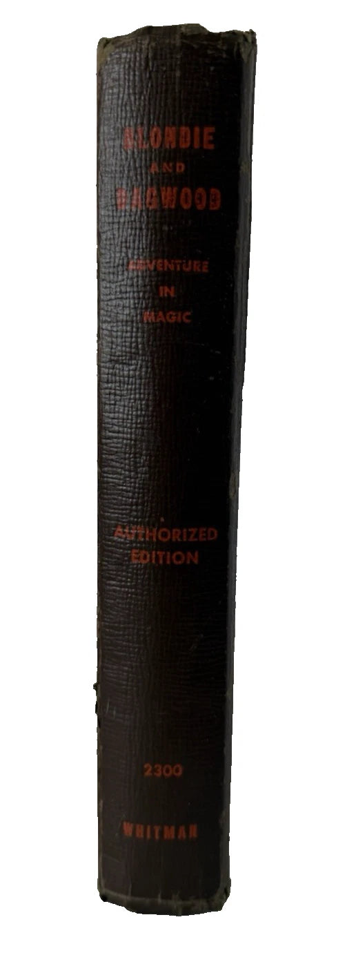 Blondie and Dagwood Adventure in Magic, Whitman Hardcover, 1944. Vintage.