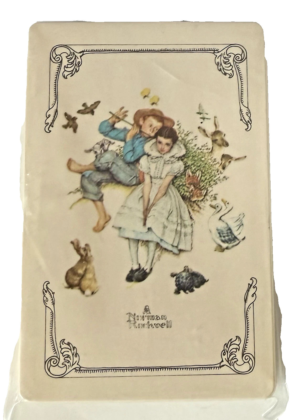 2 decks of Norman Rockwell playing cards