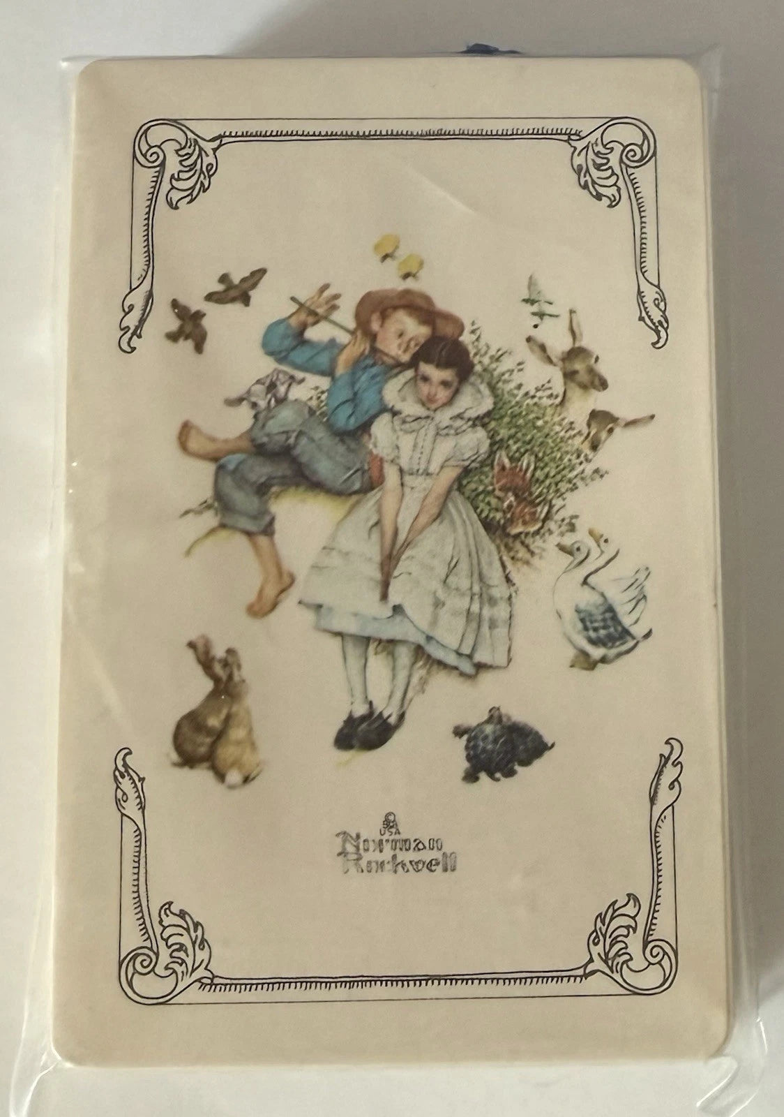 2 decks of Norman Rockwell playing cards