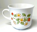 Corelle Corning Strawberry Sundae Coffee or Tea Cup, 1 Owner