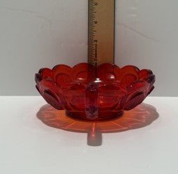 Vintage Fostoria Coin Glass Nappy Dish