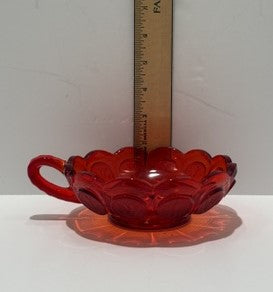Vintage Fostoria Coin Glass Nappy Dish