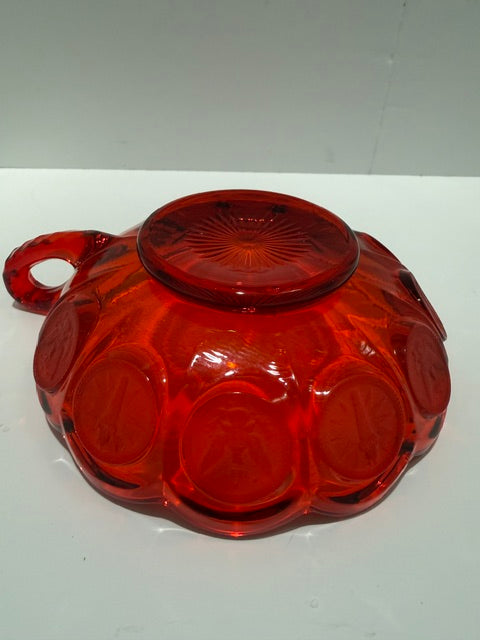 Vintage Fostoria Coin Glass Nappy Dish