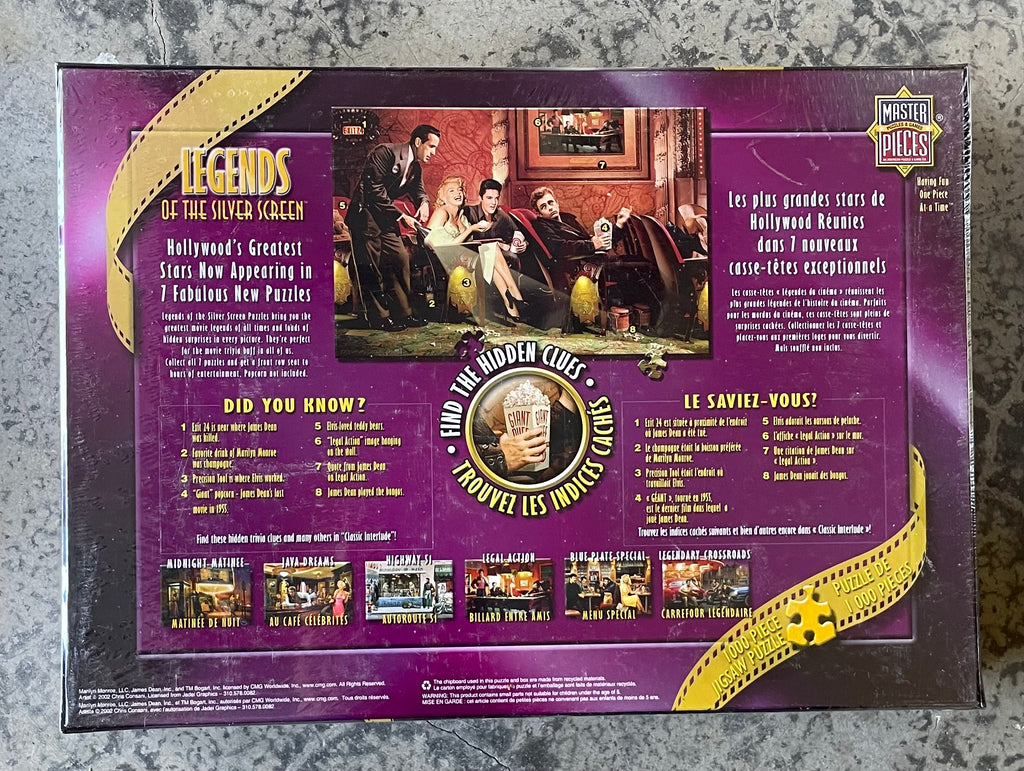 Legends of the Silver Screen Classic Interlude 1000 pcs Puzzle