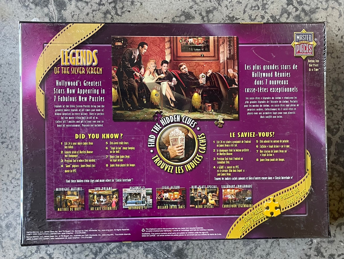 Legends of the Silver Screen Classic Interlude 1000 pcs Puzzle