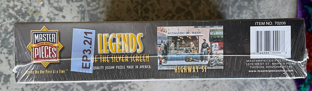 Legends of the Silver Screen puzzle.  “Highway 51” Master Pieces 1000 pc