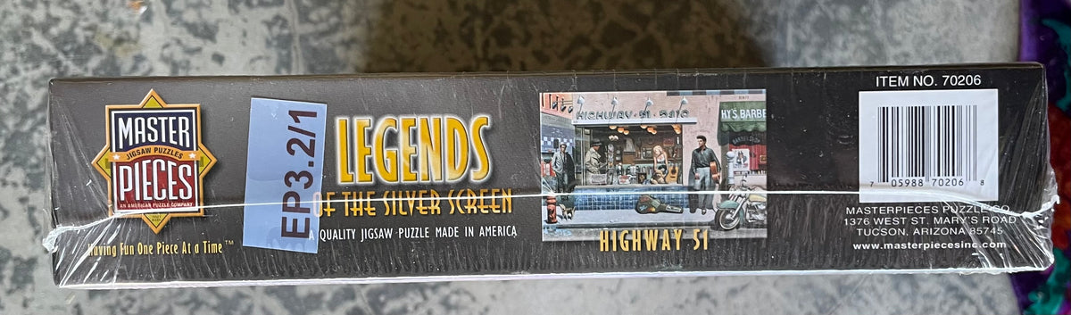 Legends of the Silver Screen puzzle.  “Highway 51” Master Pieces 1000 pc