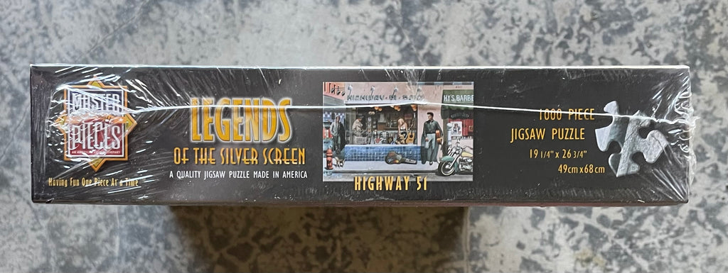 Legends of the Silver Screen puzzle.  “Highway 51” Master Pieces 1000 pc