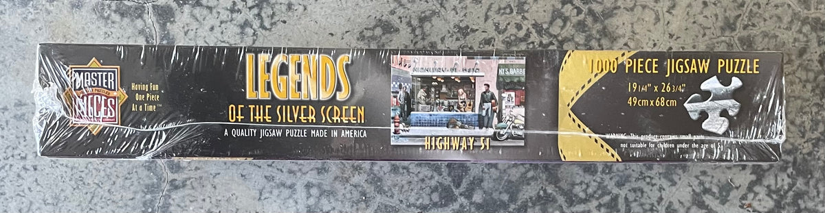 Legends of the Silver Screen puzzle.  “Highway 51” Master Pieces 1000 pc