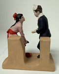 DANBURY MINT - FIRST DANCE - NORMAN ROCKWELL PORCELAIN FIGURINES