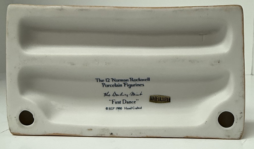 DANBURY MINT - FIRST DANCE - NORMAN ROCKWELL PORCELAIN FIGURINES