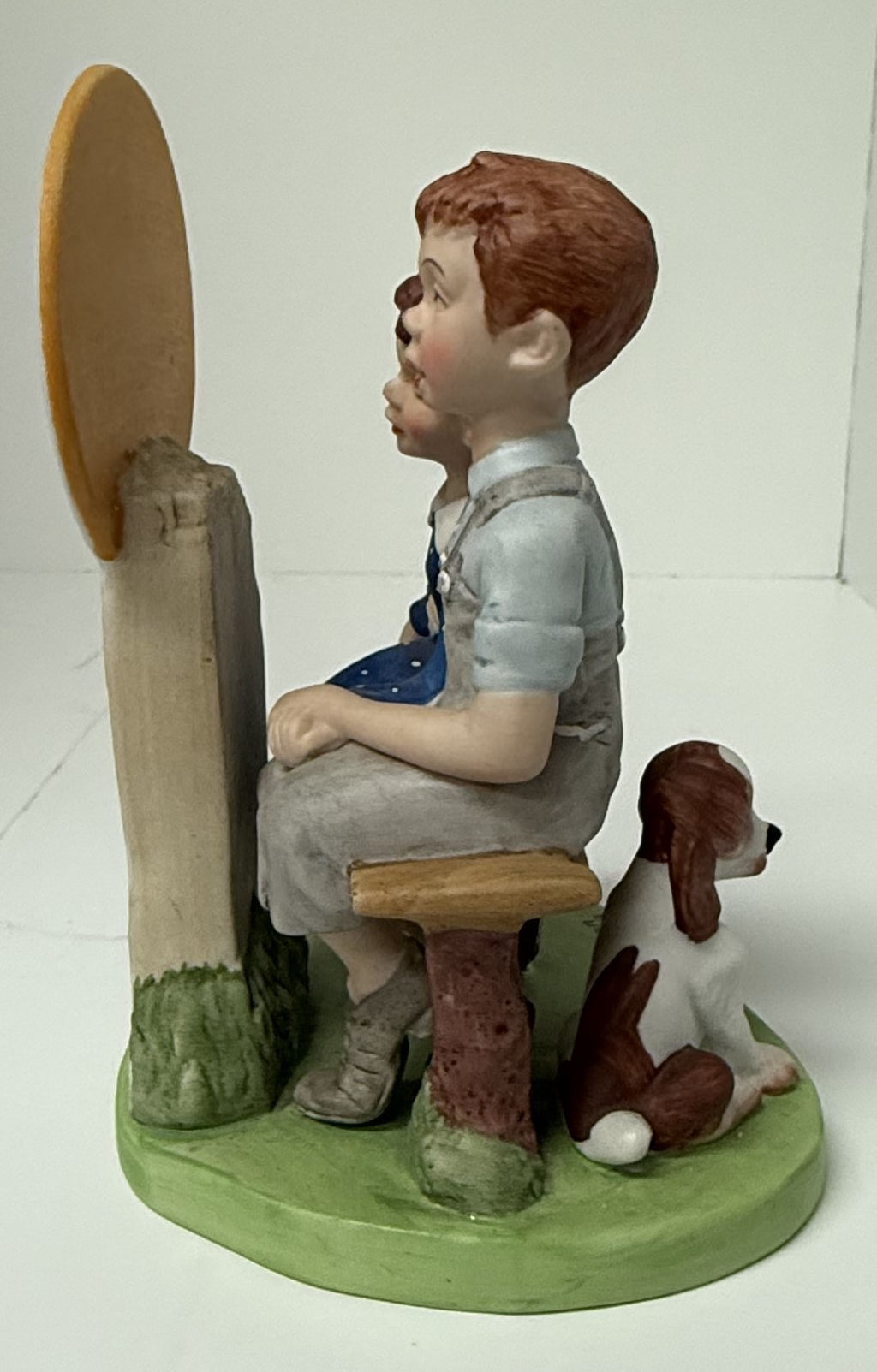 Norman Rockwell Porcelain Figurines YOUNG LOVE Danbury Mint 1980