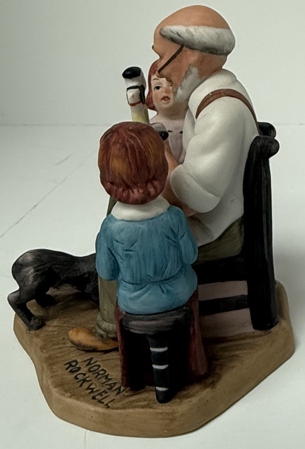 Vintage 1982 Limited Edition Norman Rockwell "The Toy Maker" Figurine