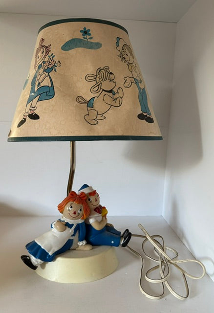 Raggedy Ann & Andy Lamp/Shade