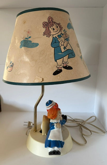 Raggedy Ann & Andy Lamp/Shade