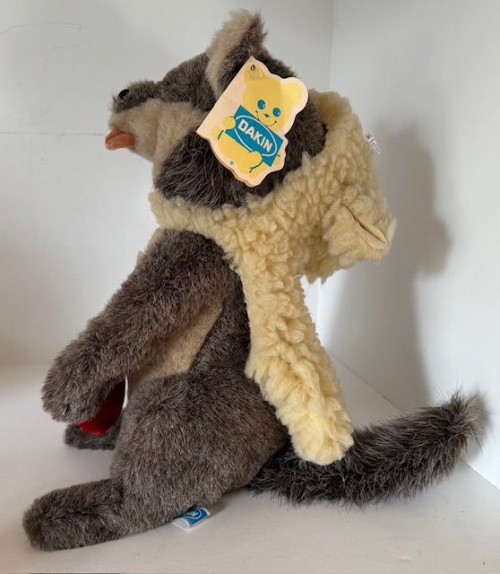 "Trust Me" 1982 Dakin Vtg Wolf in Sheep's Clothing Plush Stuffed Animal Toy