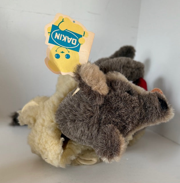 "Trust Me" 1982 Dakin Vtg Wolf in Sheep's Clothing Plush Stuffed Animal Toy