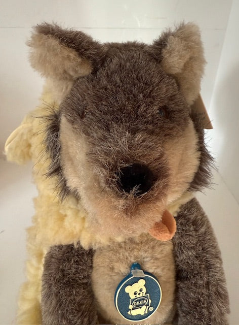 "Trust Me" 1982 Dakin Vtg Wolf in Sheep's Clothing Plush Stuffed Animal Toy