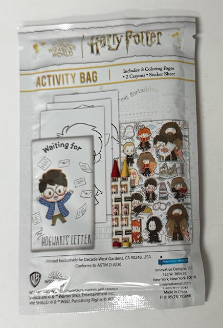 Harry Potter Activity Bag