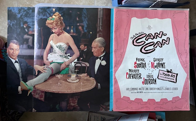 1960 COLE PORTER'S CAN-CAN ORIGINAL MOVIE PROGRAM SHIRLEY MACLAINE FRANK SINATRA