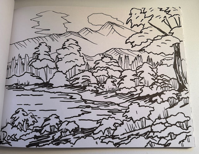 Official Bob Ross Coloring Book : The Colors of the Four Seasons by Bob Ross...