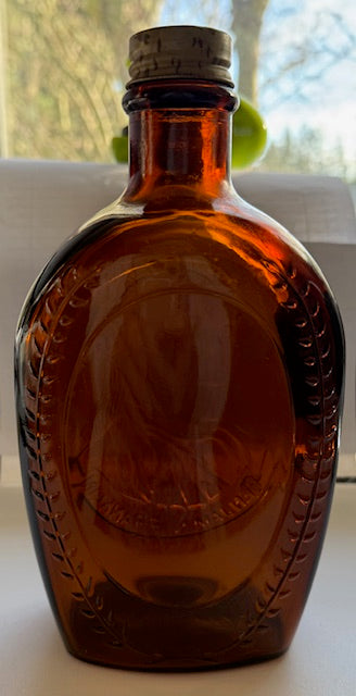 Log Cabin Syrup Jug - Benjamin Franklin