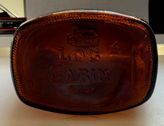 Log Cabin Syrup Jug - Benjamin Franklin