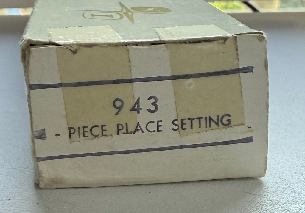 Vtg International Silver Americana Golden Heritage 4pc Flatware Place Set