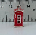 Red London Phone Booth Charm