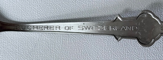 Rolex Lucerne Souvenir Collectible 4.5” Spoon Bucherer of Switzerland, Lucerne