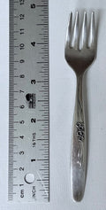 Vintage Silverplate Enhancement Rose Community Baby Fork Wm Rogers