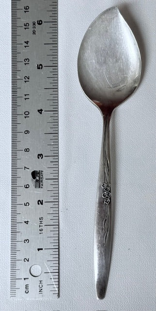 Large Solid Jelly Server Enchantment-Gentle Rose (Silverplate, 1960) by Oneida