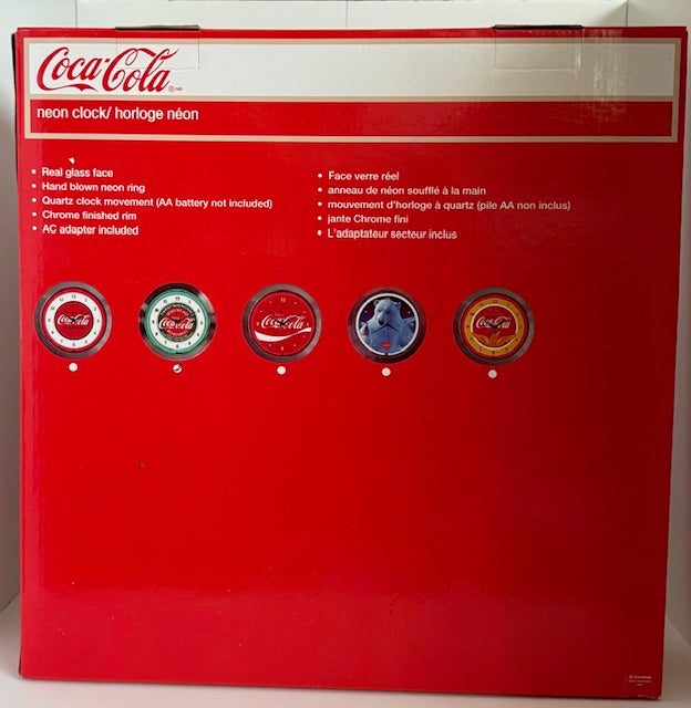 16" Thirst Quenching Neon Coca Cola Clock