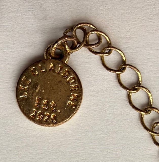 Liz Clairborne Gold and Silver 4 Strand Necklace 1976