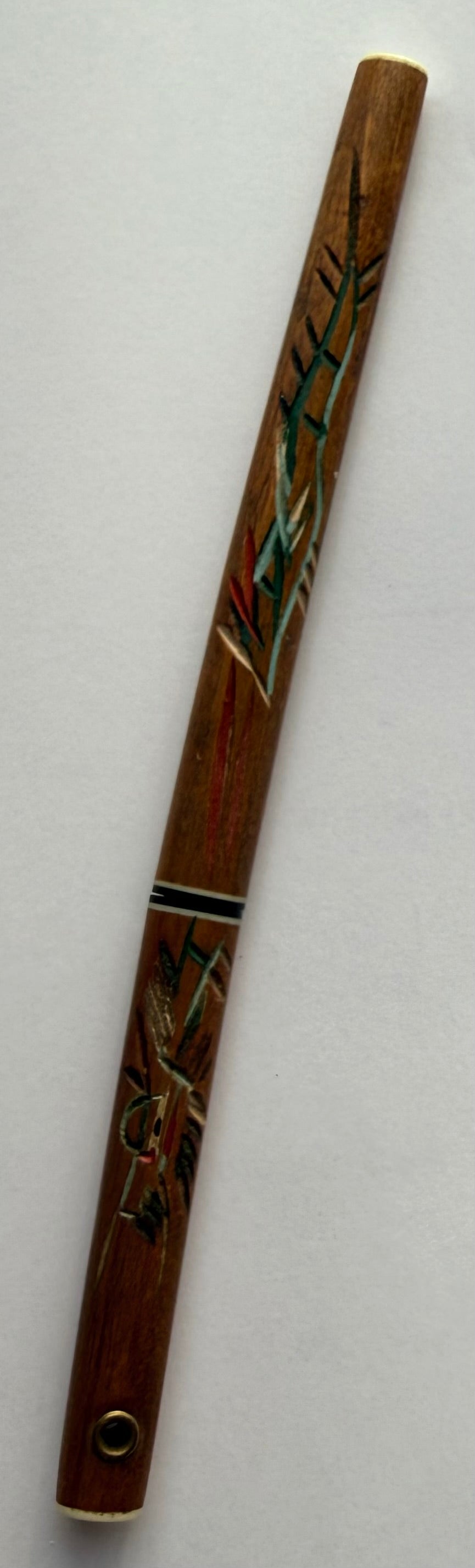 VTG Mini Japanese Samurai Katana Sword Wood Dragon Letter Opener Knife
