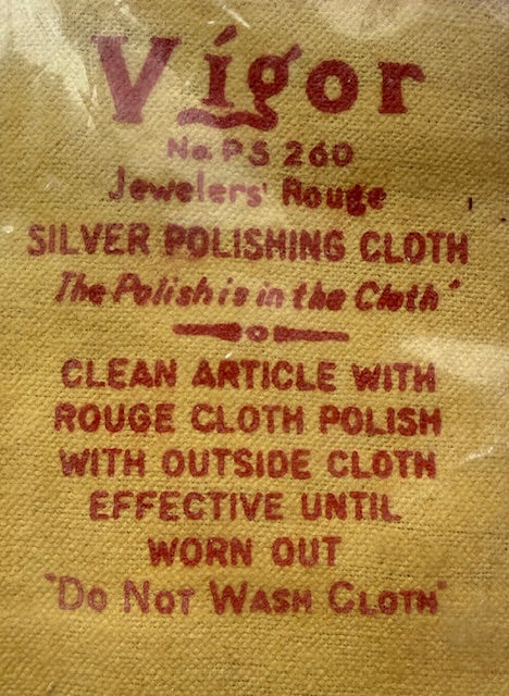 Vintage Vigor Jewelry Rouge Polishing Cloth No. PS260 - NIP