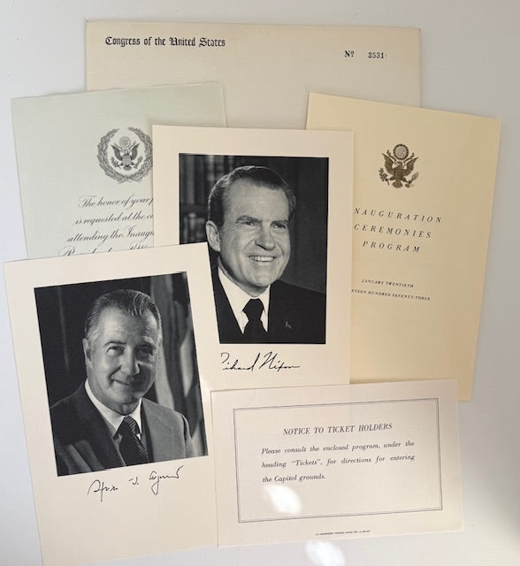 1973 Richard Nixon Congressional Inaugural Invitation Set #2531