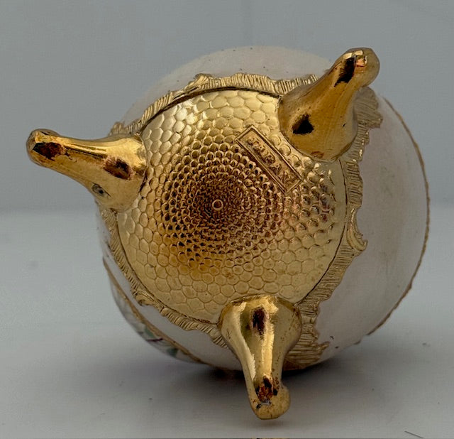 Porcelain Egg Music Box Plays "The Music of the Night" from Phantom of the Opera