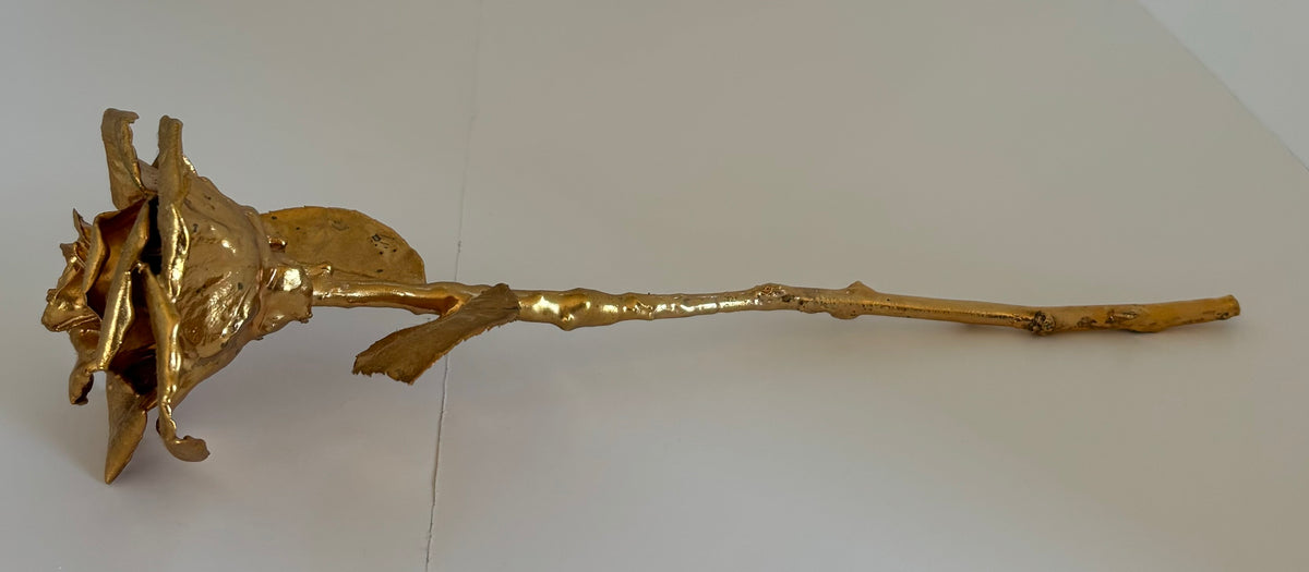 24 Karat Gold Dipped Rose Gift For Anniversary, Birthday Etc.