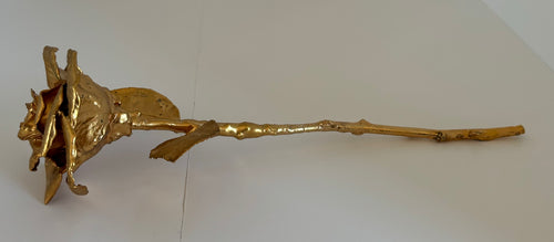 24 Karat Gold Dipped Rose Gift For Anniversary, Birthday Etc.