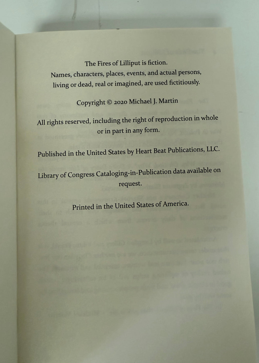 The Fires of Lilliput: A Holocaust story of courage, resistance, and love