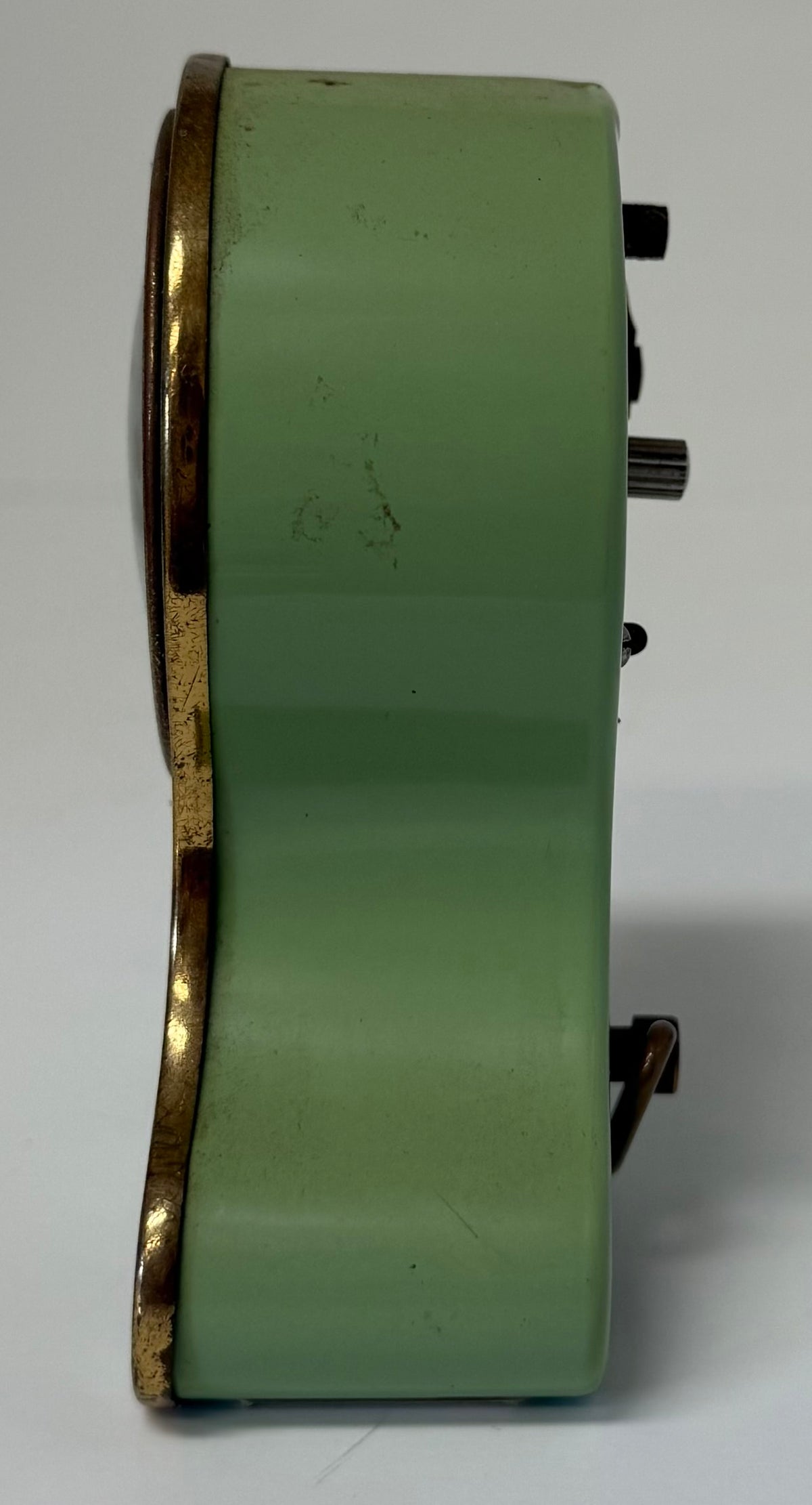 RARE Emes Musical Windup Travel Clock Vtg