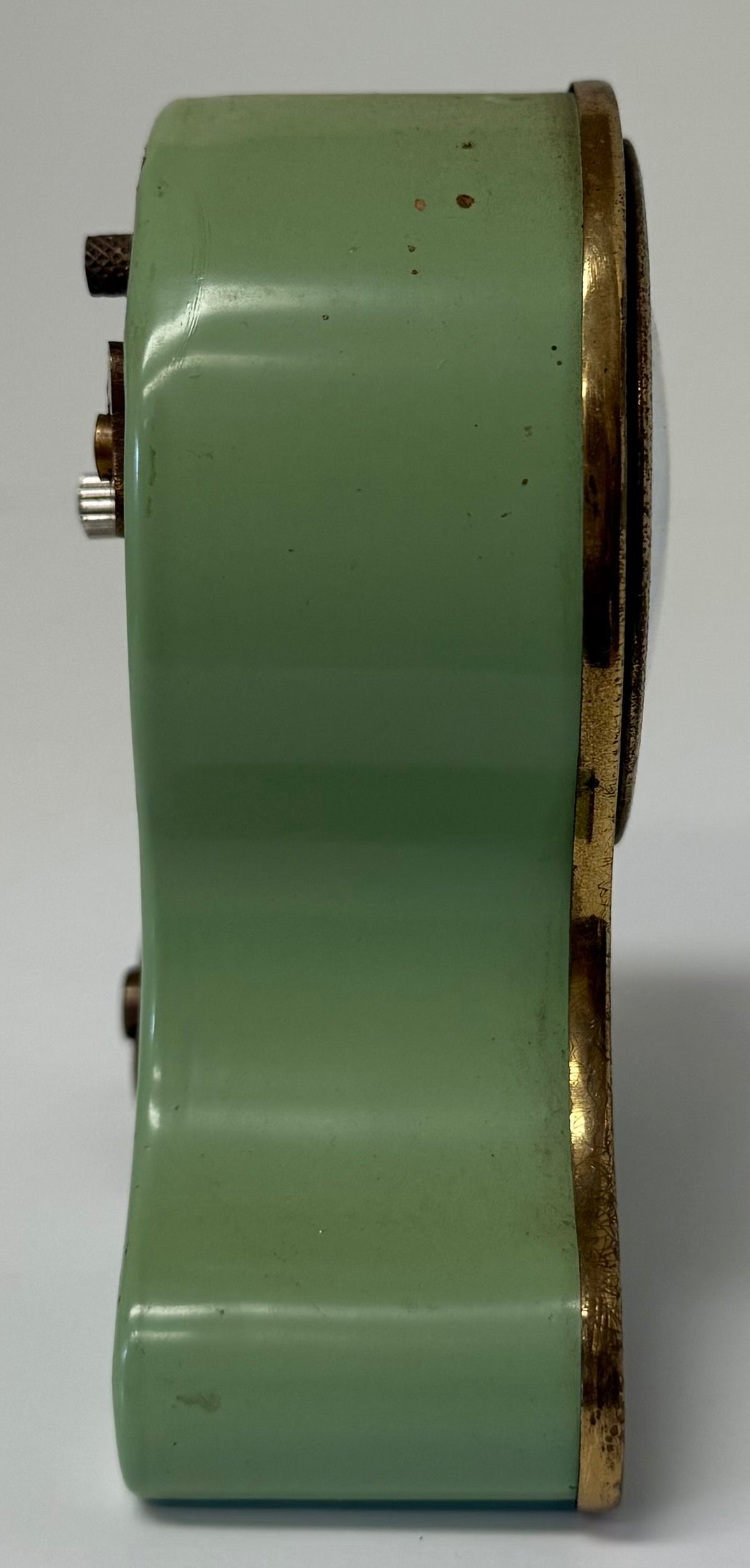 RARE Emes Musical Windup Travel Clock Vtg