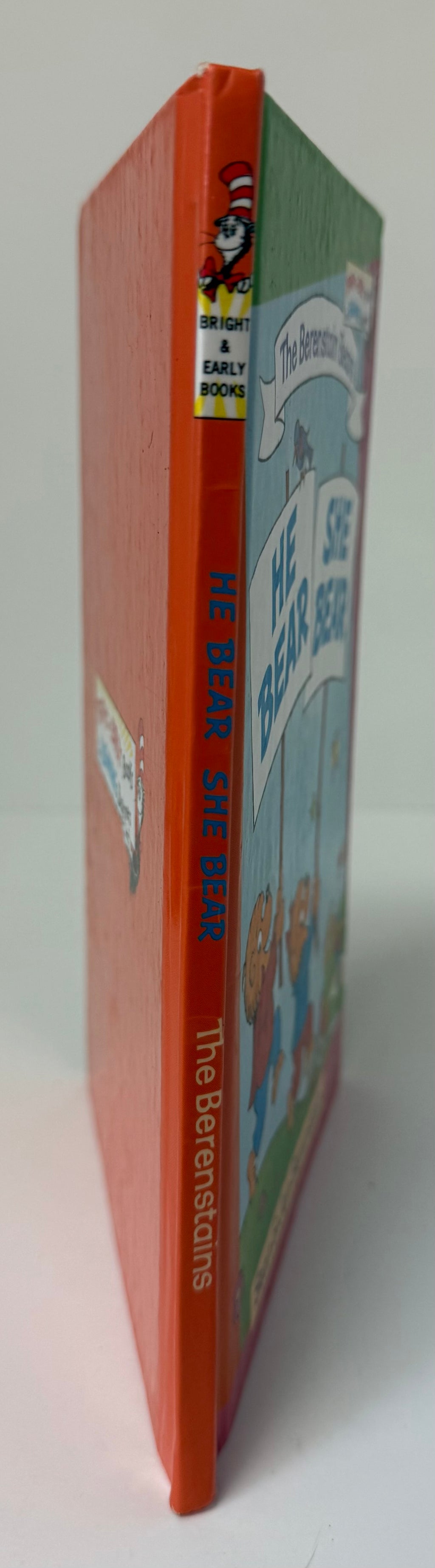 He Bear She Bear by Stan & Jan Berenstain 1st Edition 1974 Bright Early Books HC