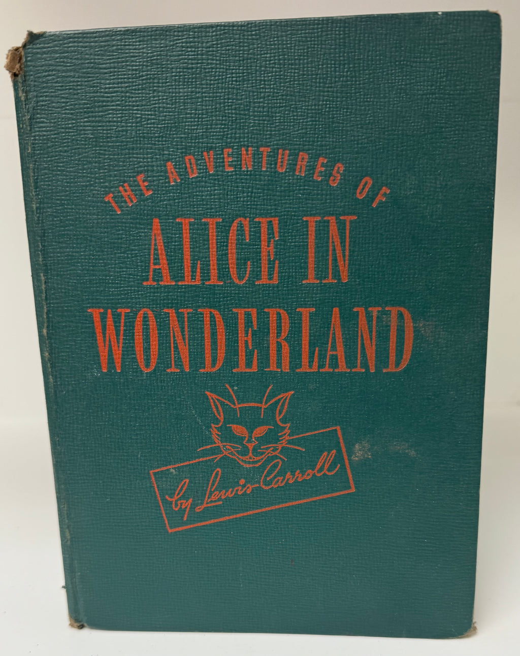Lewis Carroll Adventures Of Alice In Wonderland Whitman 1945 HC Book Illustrated