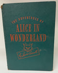 Lewis Carroll Adventures Of Alice In Wonderland Whitman 1945 HC Book Illustrated