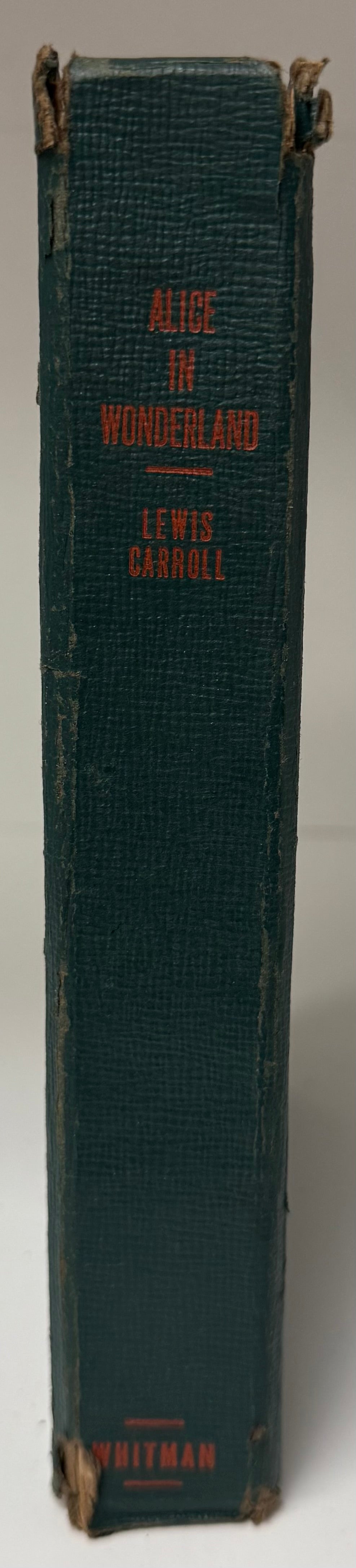 Lewis Carroll Adventures Of Alice In Wonderland Whitman 1945 HC Book Illustrated