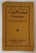 Laugh Provoking Monologues, 1929