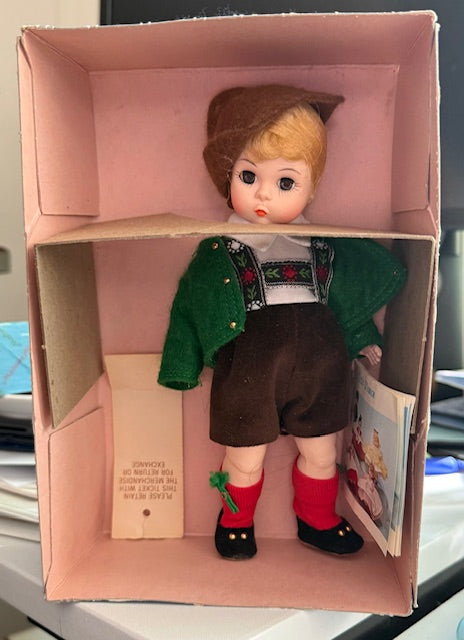 Madame Alexander Vintage Austria Boy 8”Doll #599 NIB